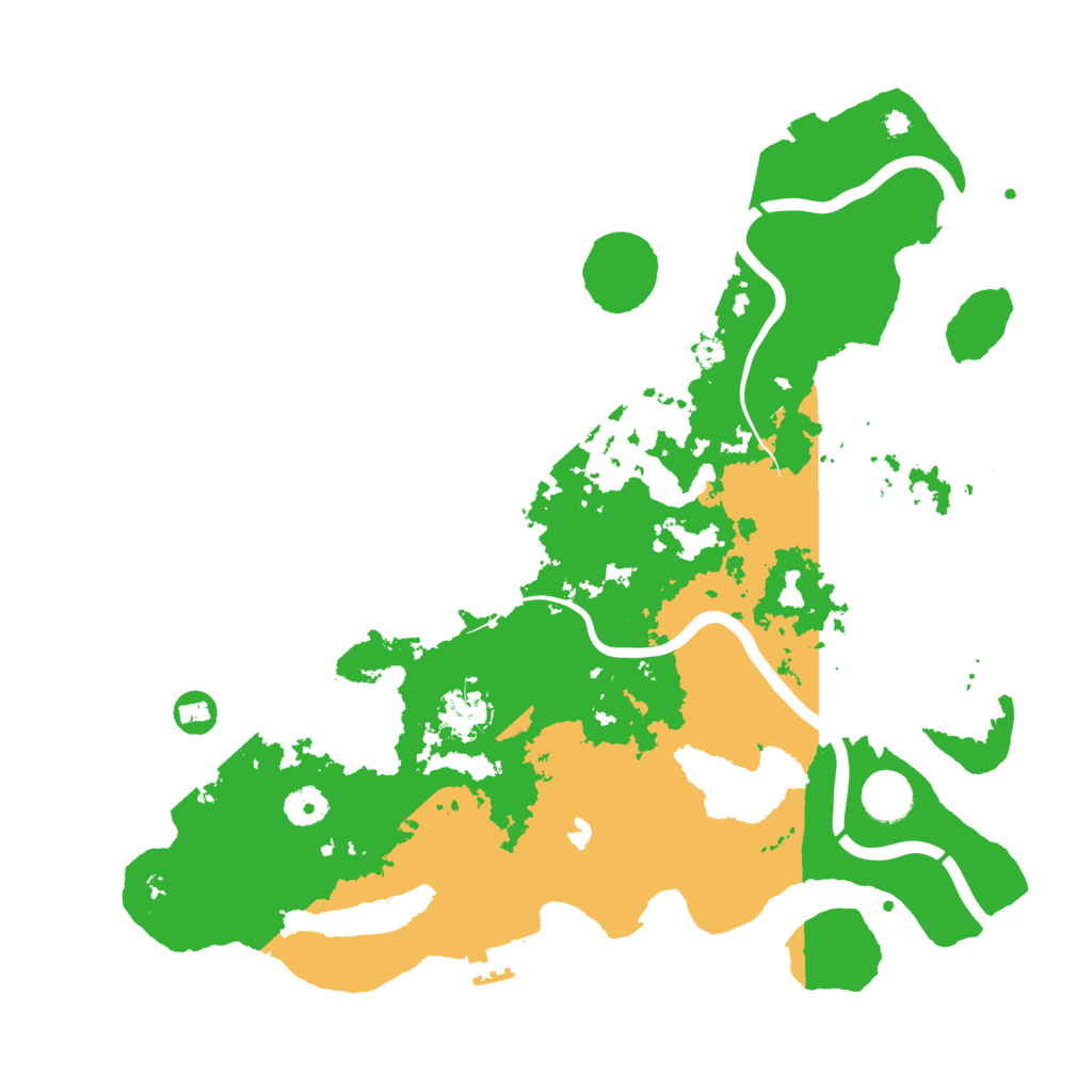 Biome Rust Map: Procedural Map, Size: 4000, Seed: 436538490