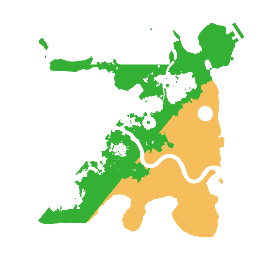 Biome Rust Map: Procedural Map, Size: 3000, Seed: 141368465