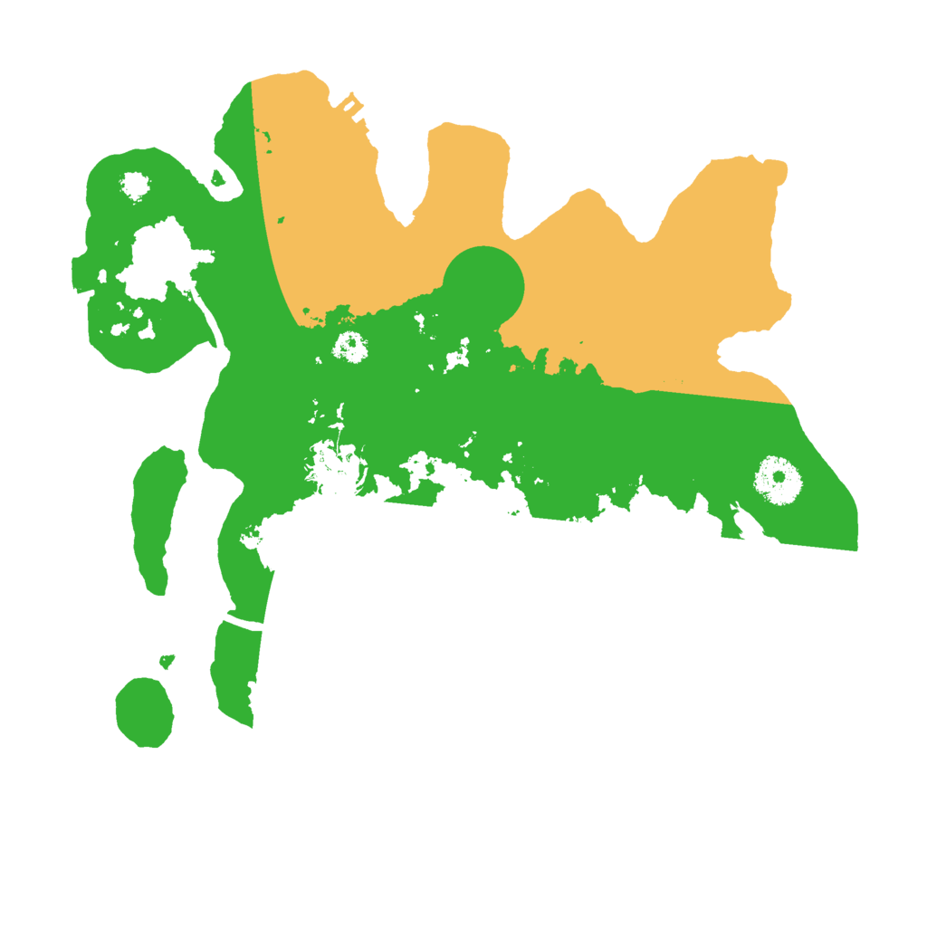 Biome Rust Map: Procedural Map, Size: 3000, Seed: 6605