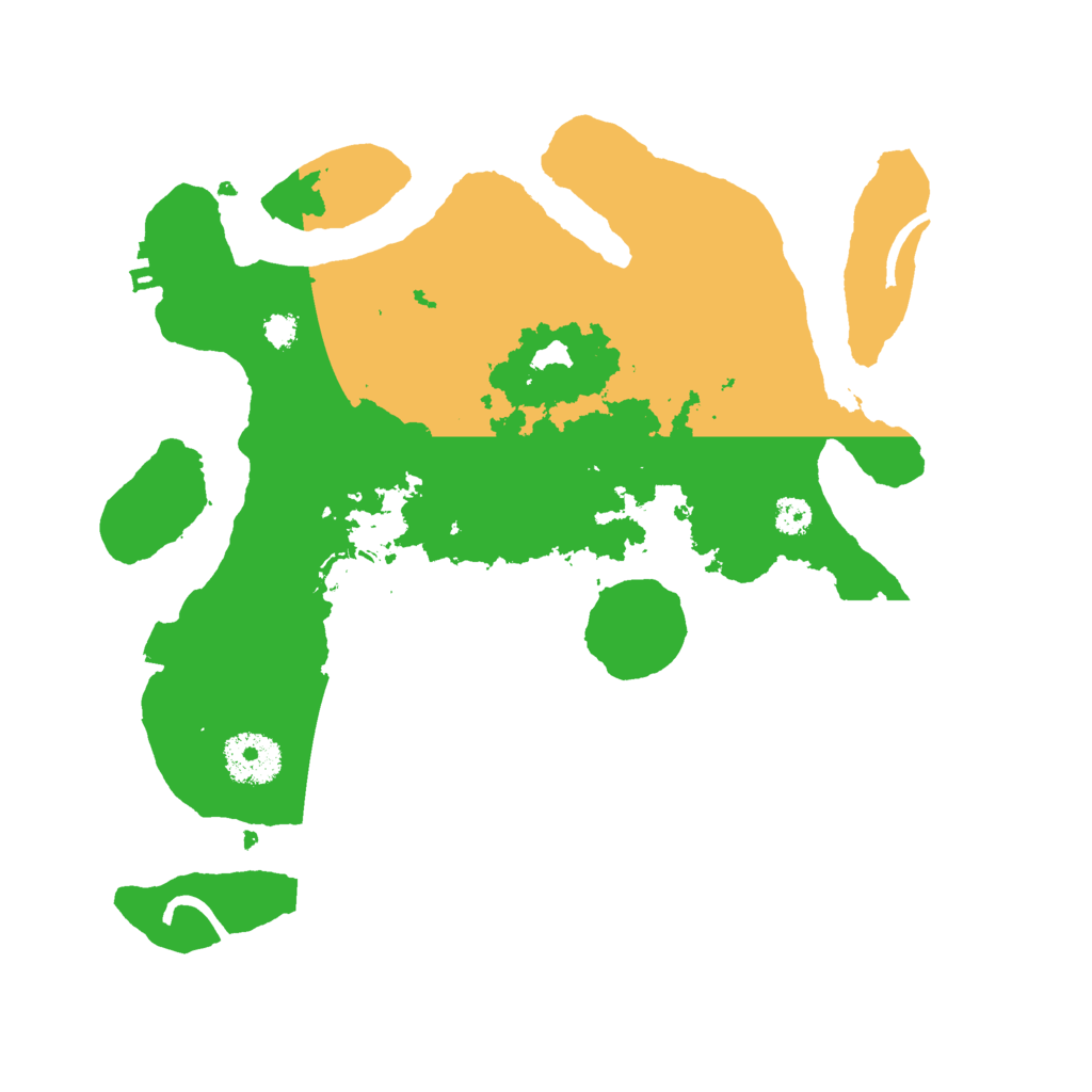 Biome Rust Map: Procedural Map, Size: 3000, Seed: 14259130