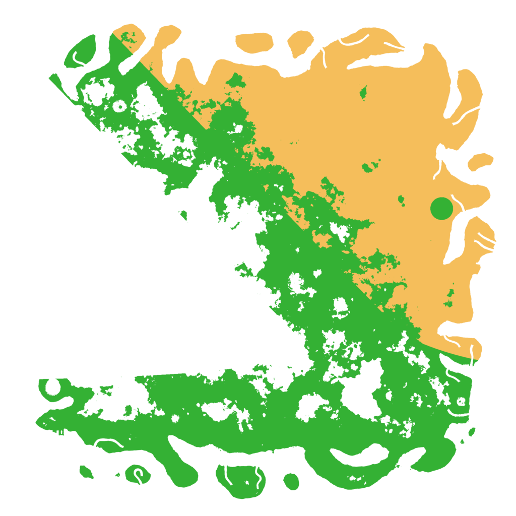 Biome Rust Map: Procedural Map, Size: 6000, Seed: 61620068