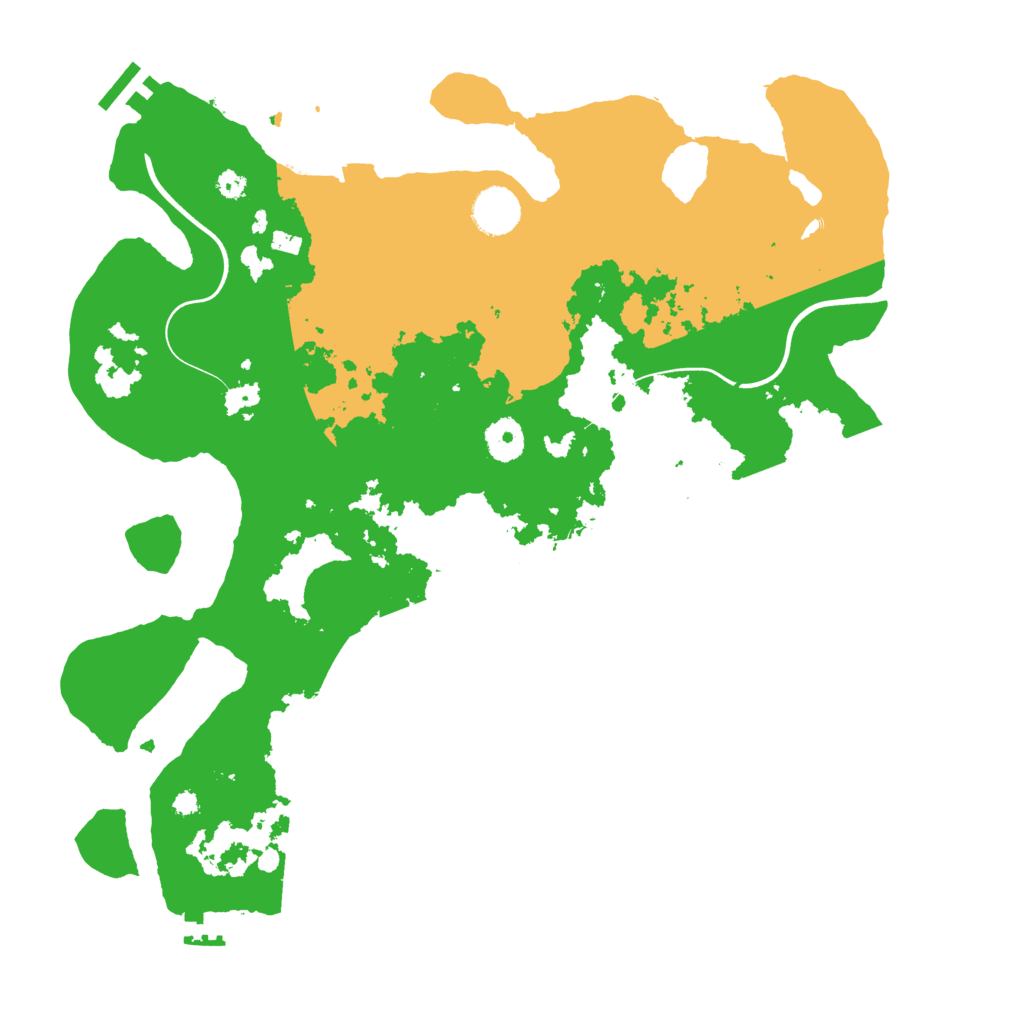Biome Rust Map: Procedural Map, Size: 3750, Seed: 1985
