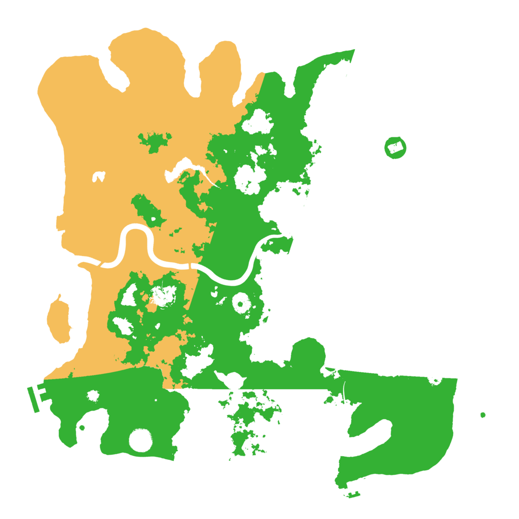 Biome Rust Map: Procedural Map, Size: 4000, Seed: 88934