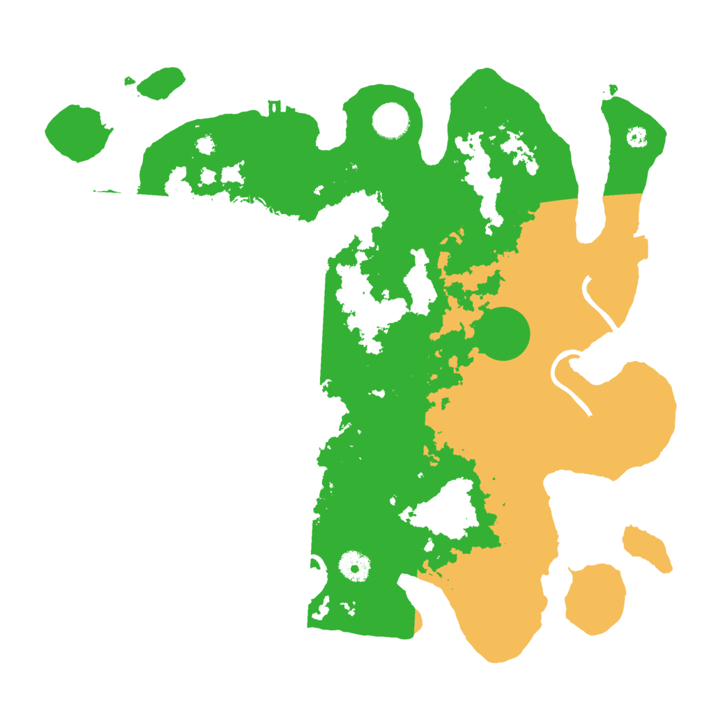 Biome Rust Map: Procedural Map, Size: 3500, Seed: 1689574873