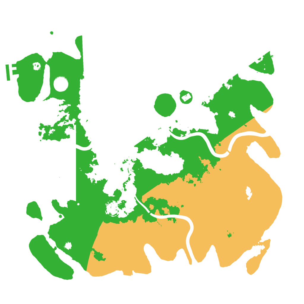 Biome Rust Map: Procedural Map, Size: 3800, Seed: 722520363