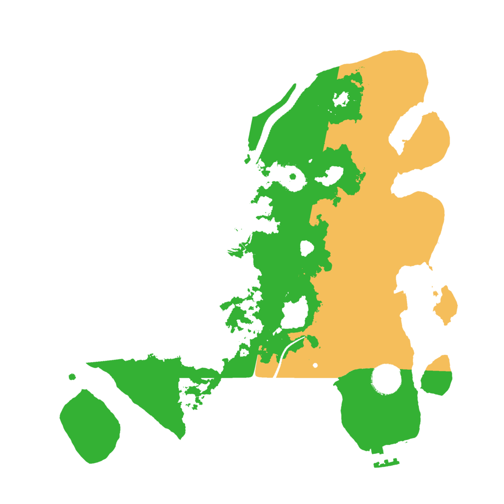 Biome Rust Map: Procedural Map, Size: 3000, Seed: 1091739356