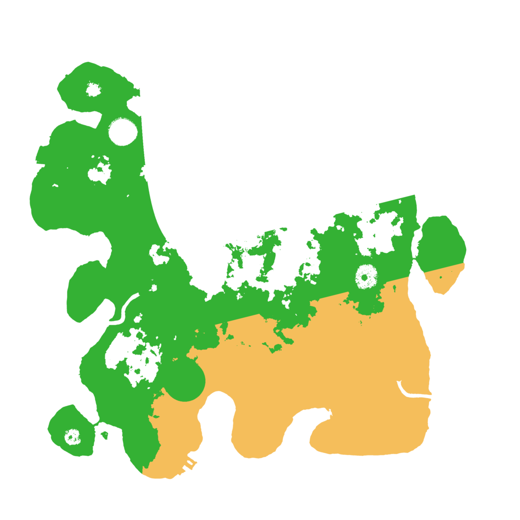 Biome Rust Map: Procedural Map, Size: 3325, Seed: 1