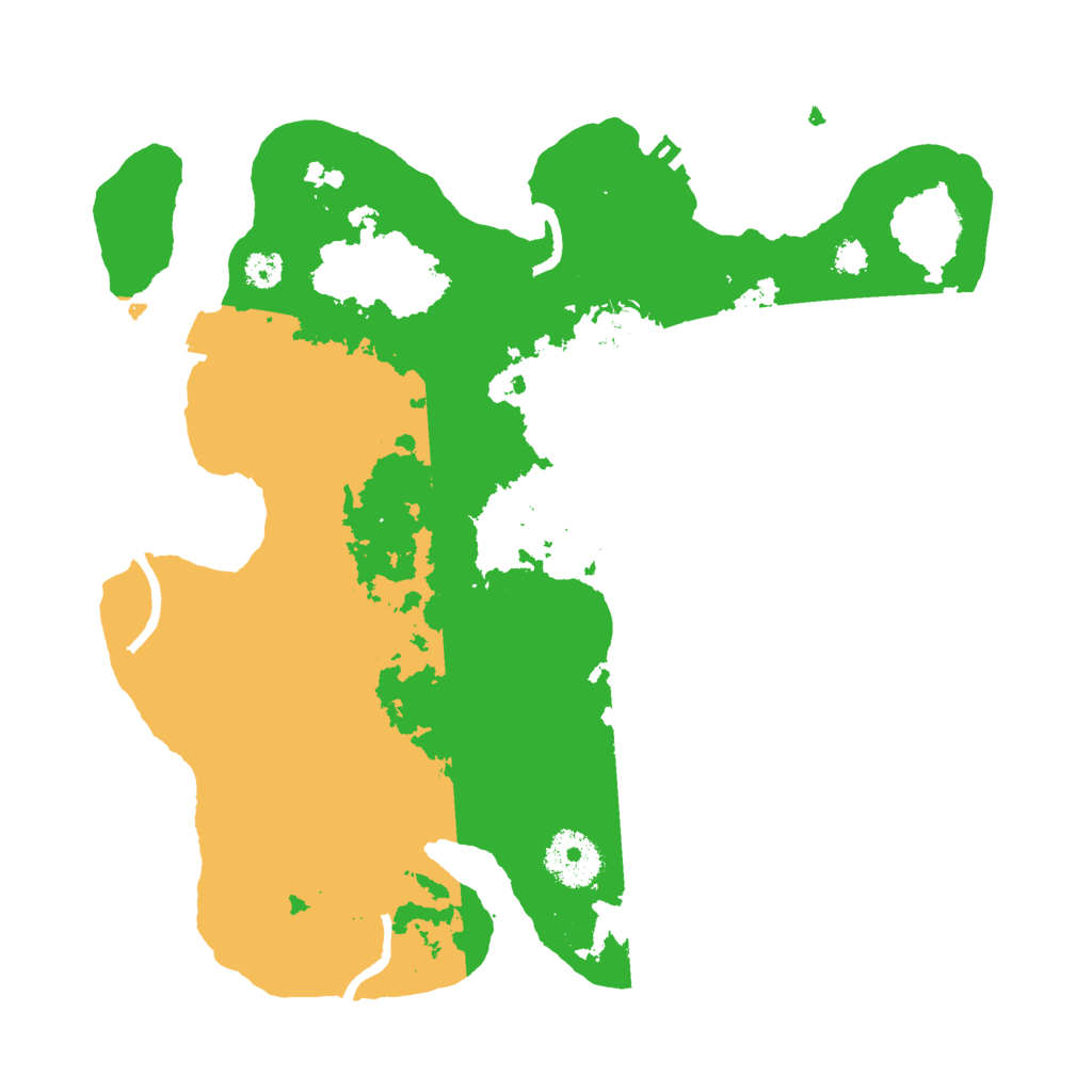 Biome Rust Map: Procedural Map, Size: 3000, Seed: 147993212