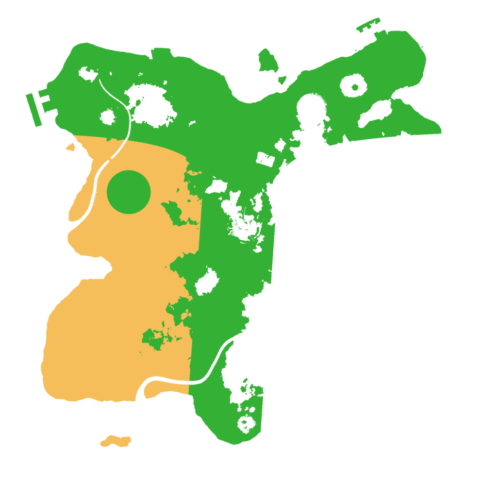 Biome Rust Map: Procedural Map, Size: 3000, Seed: 953