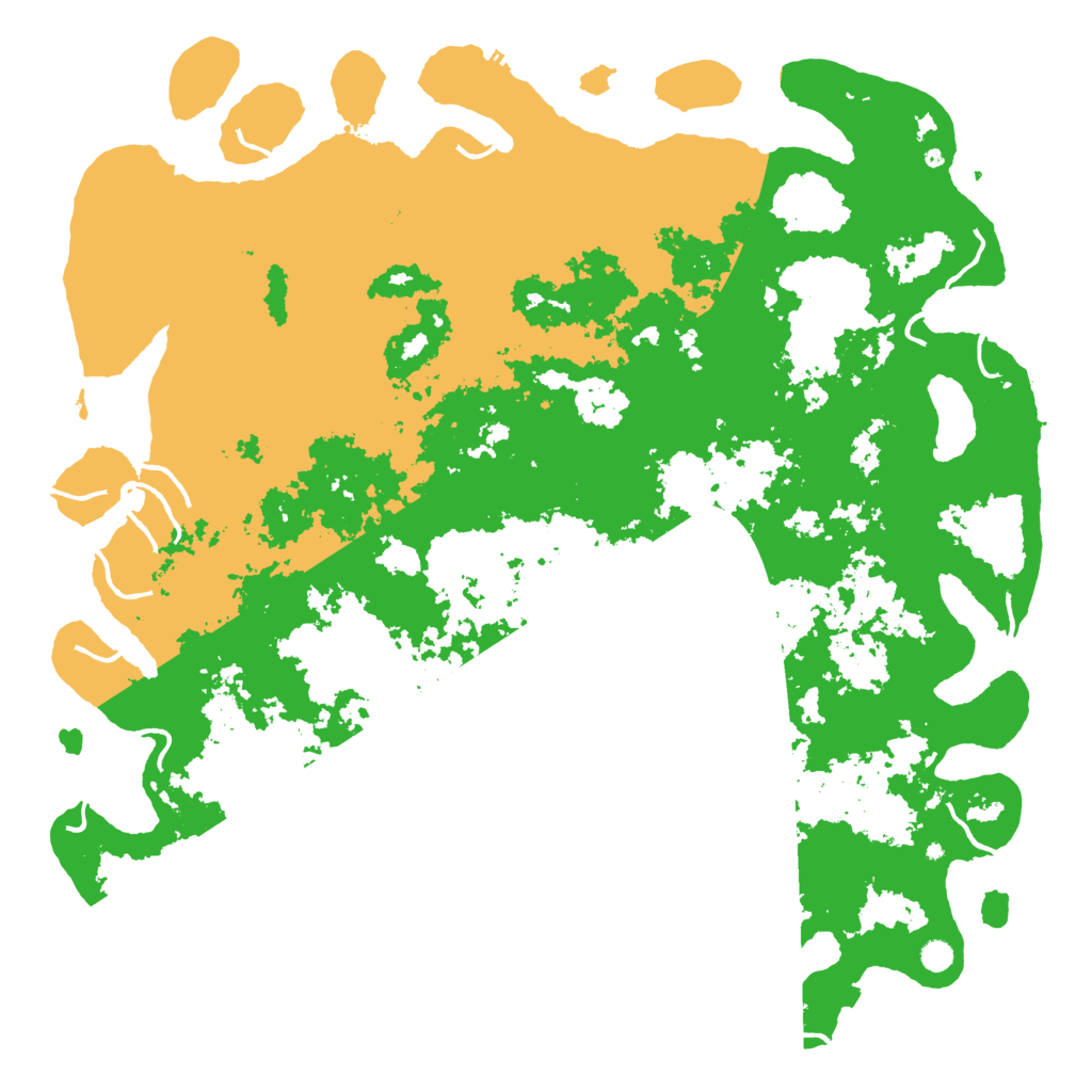 Biome Rust Map: Procedural Map, Size: 6000, Seed: 7250