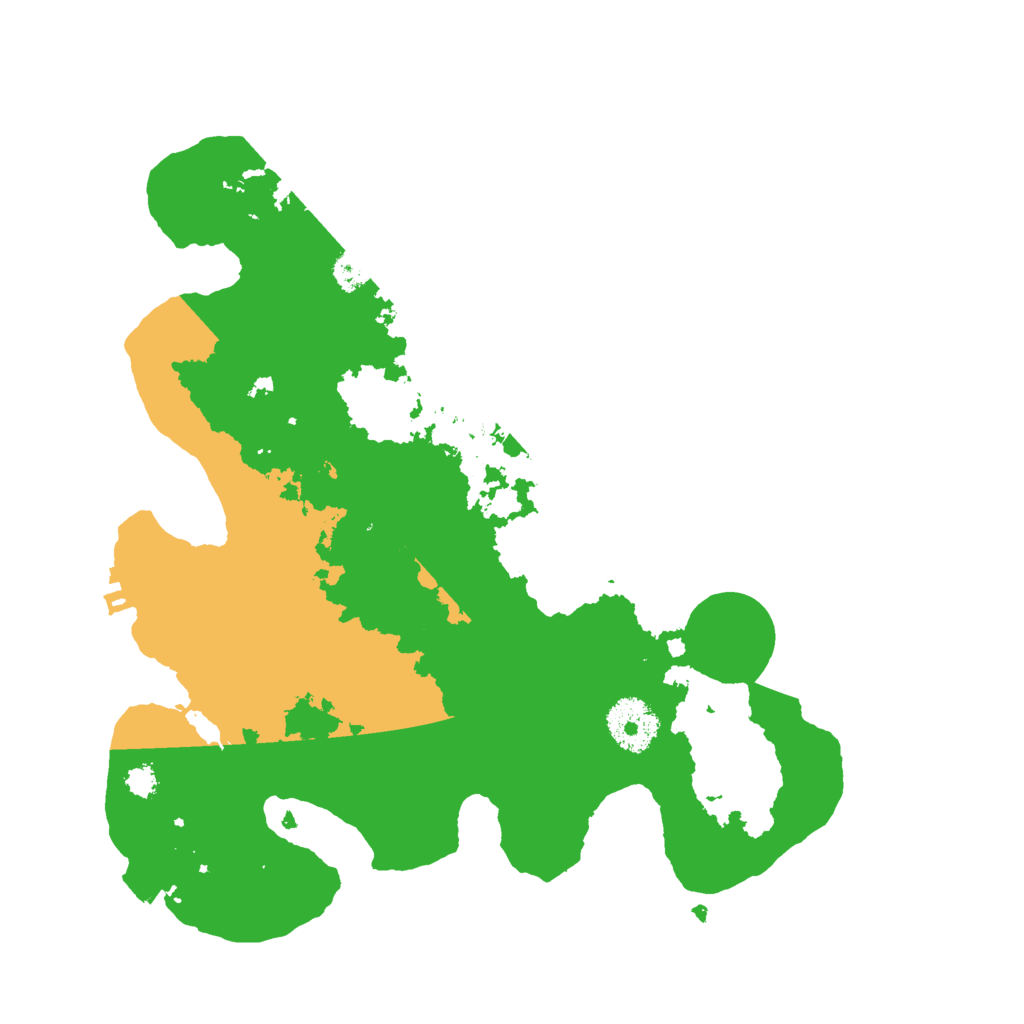 Biome Rust Map: Procedural Map, Size: 3000, Seed: 435