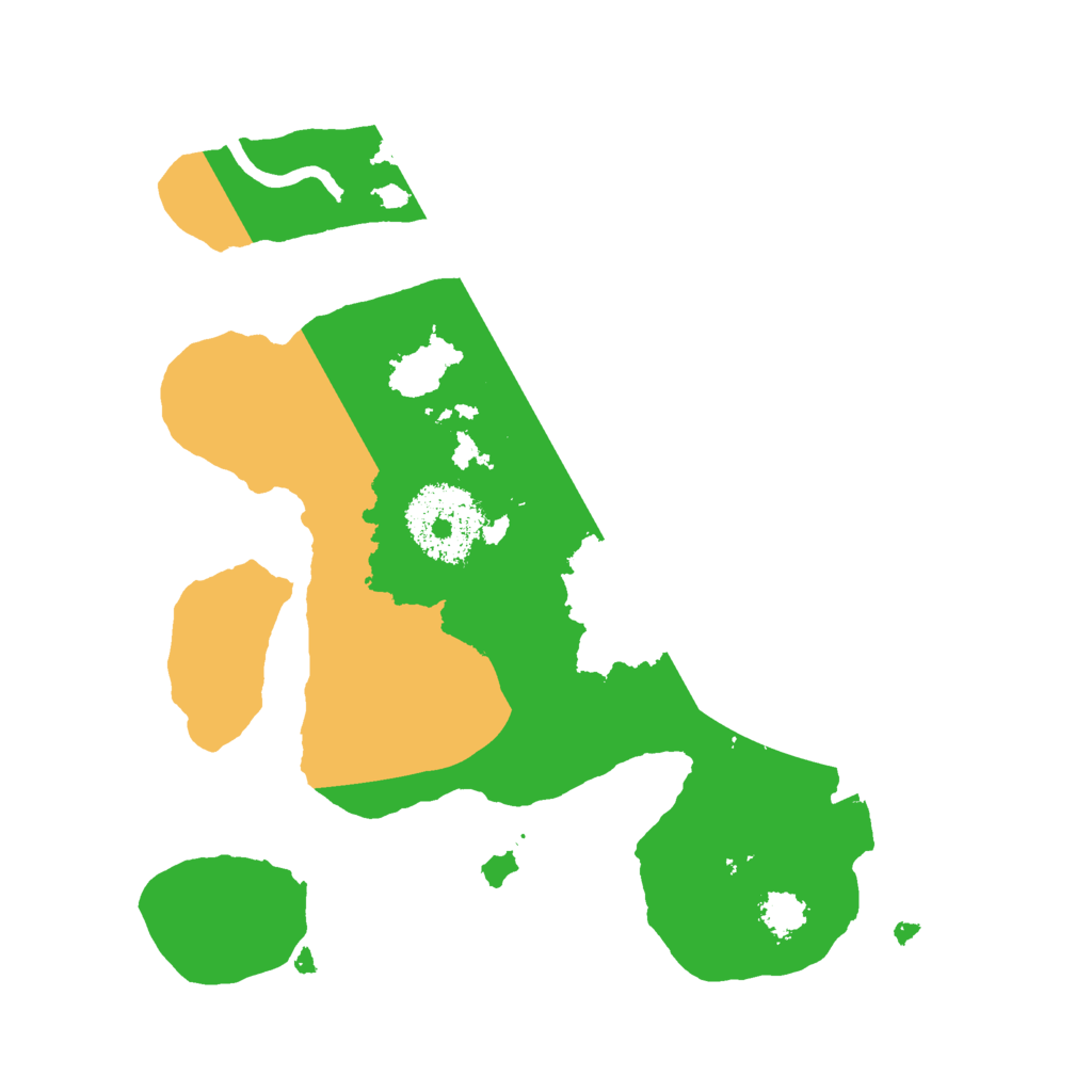 Biome Rust Map: Procedural Map, Size: 2200, Seed: 45265