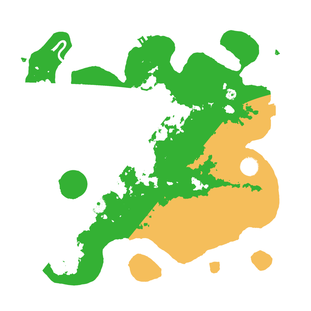 Biome Rust Map: Procedural Map, Size: 3000, Seed: 28951