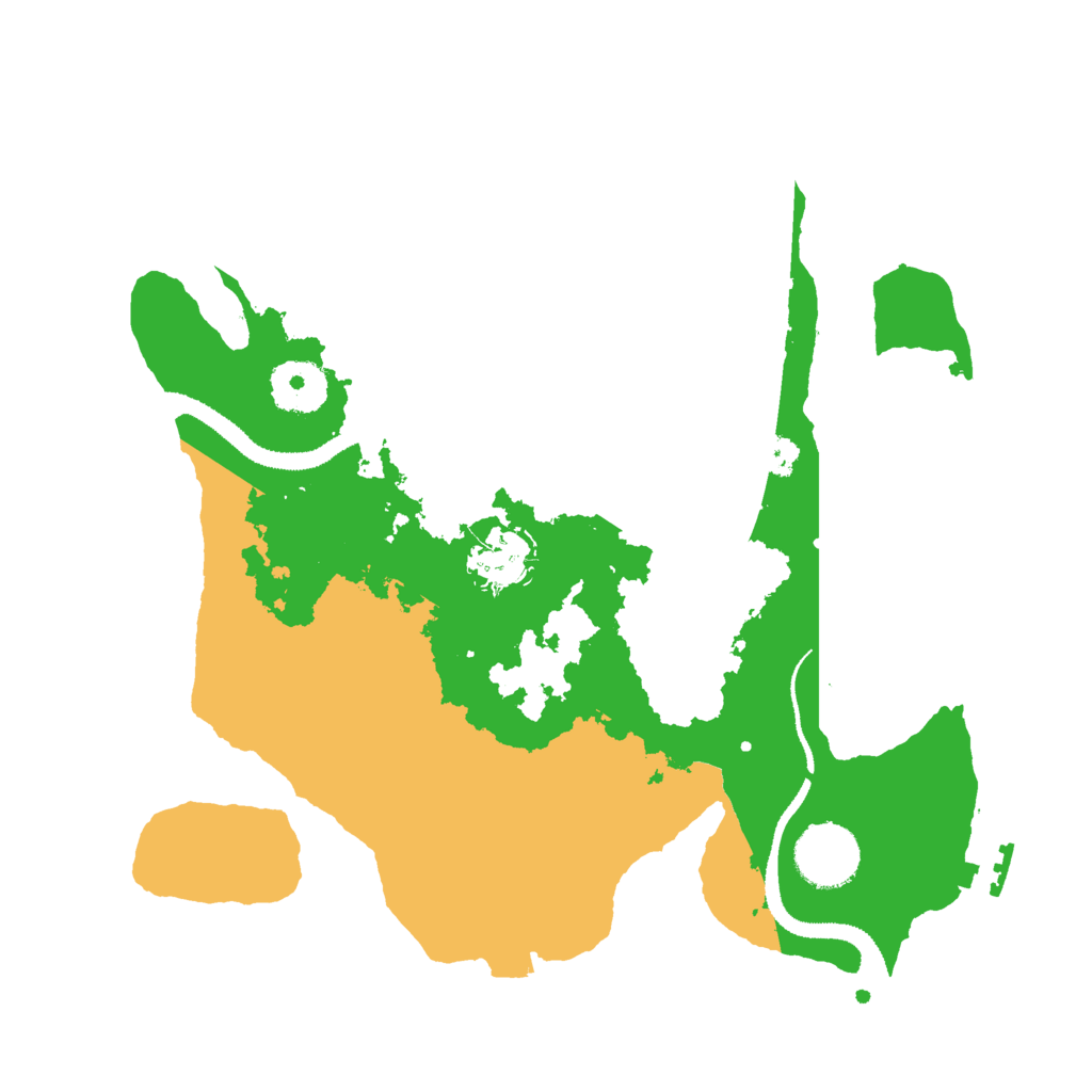 Biome Rust Map: Procedural Map, Size: 3000, Seed: 2122878268