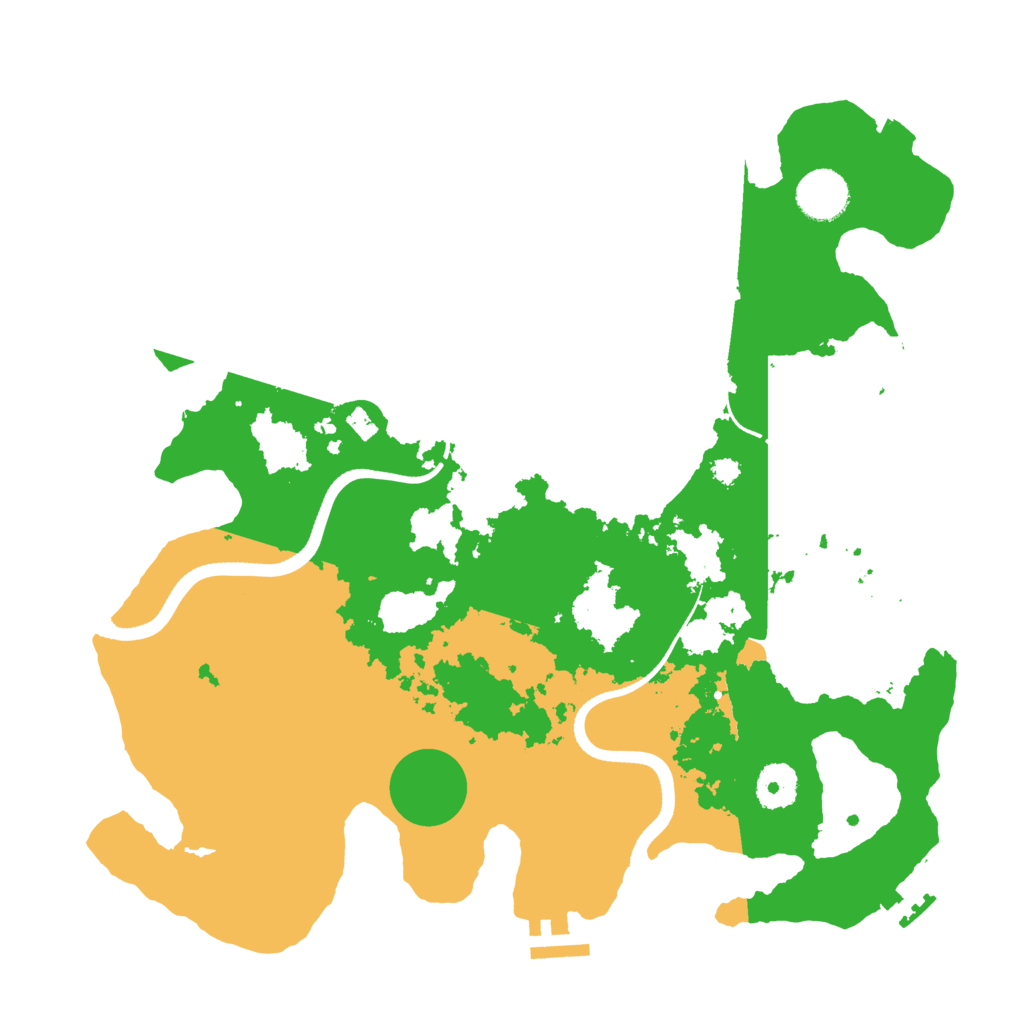 Biome Rust Map: Procedural Map, Size: 3500, Seed: 325035