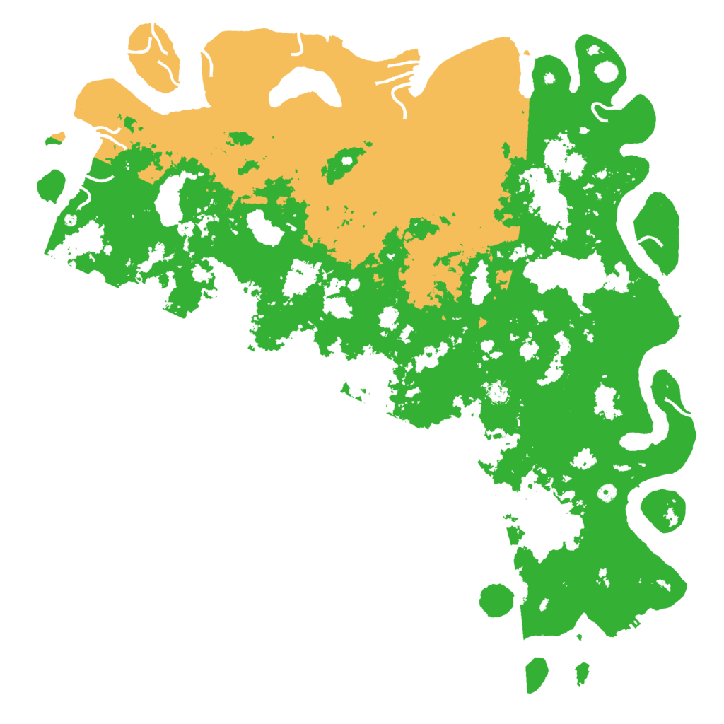 Biome Rust Map: Procedural Map, Size: 6000, Seed: 854234400