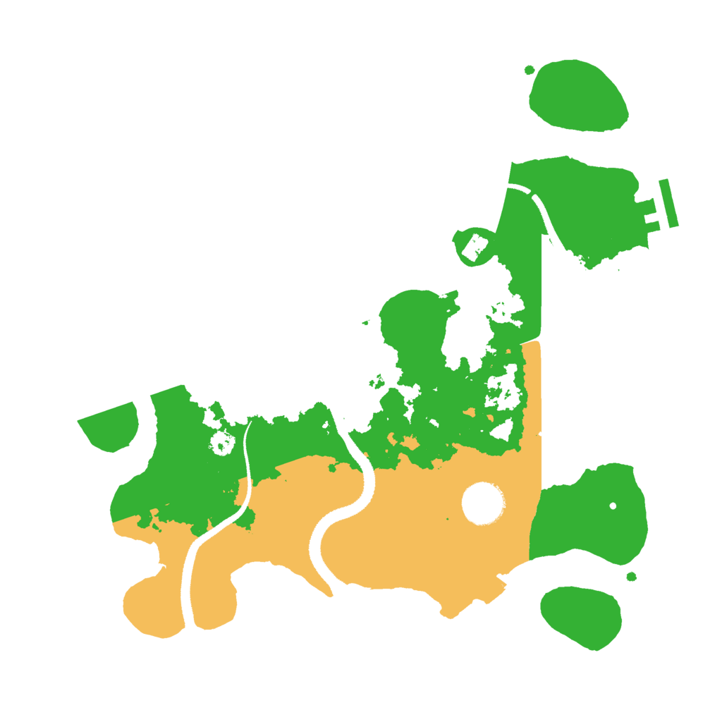 Biome Rust Map: Procedural Map, Size: 3000, Seed: 1318780652