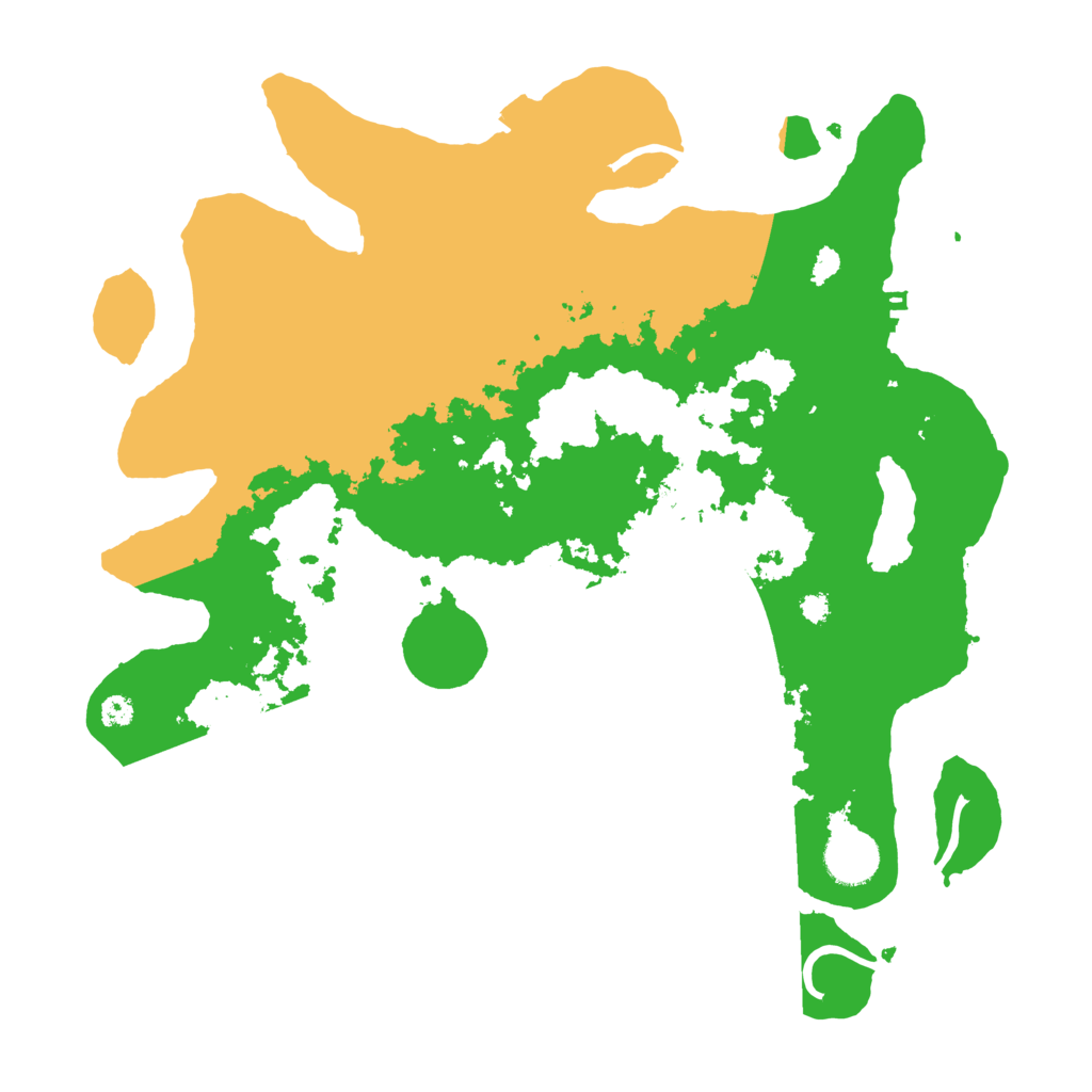 Biome Rust Map: Procedural Map, Size: 3500, Seed: 15065944