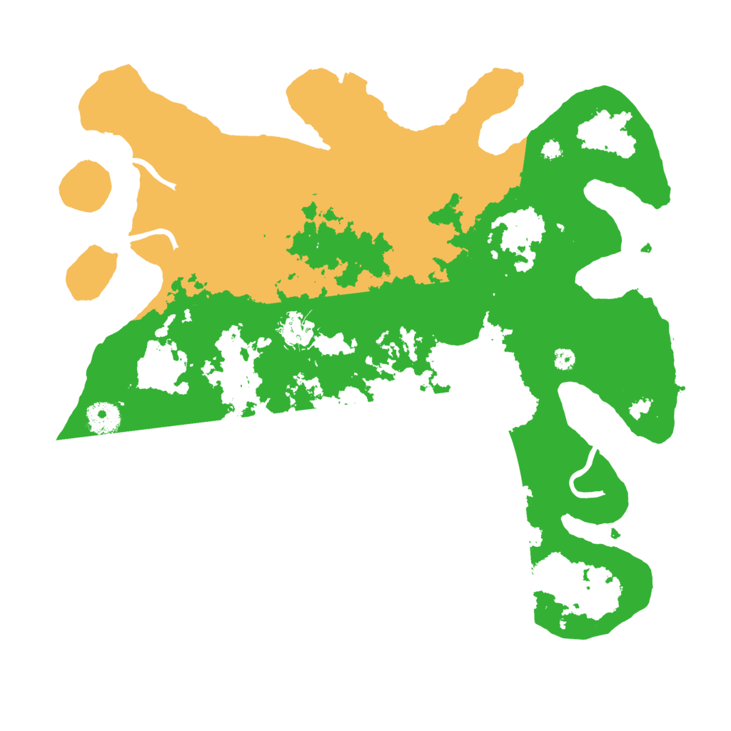 Biome Rust Map: Procedural Map, Size: 3500, Seed: 4356785