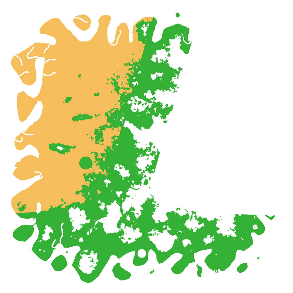 Biome Rust Map: Procedural Map, Size: 6000, Seed: 1424822961