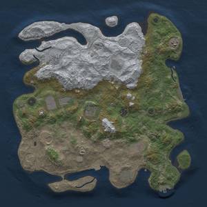 Thumbnail Rust Map: Procedural Map, Size: 4000, Seed: 1434317136, 18 Monuments