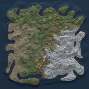 Thumbnail Rust Map: Procedural Map, Size: 4500, Seed: 898012372, 19 Monuments