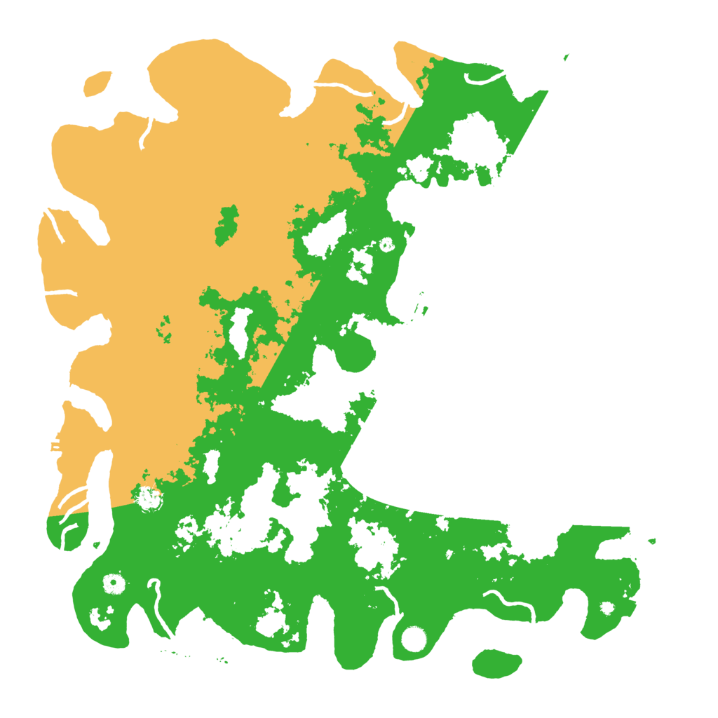 Biome Rust Map: Procedural Map, Size: 5000, Seed: 58624