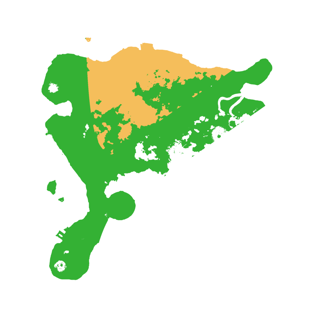 Biome Rust Map: Procedural Map, Size: 3000, Seed: 634943907