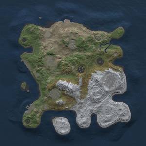 Thumbnail Rust Map: Procedural Map, Size: 3000, Seed: 634943907, 13 Monuments