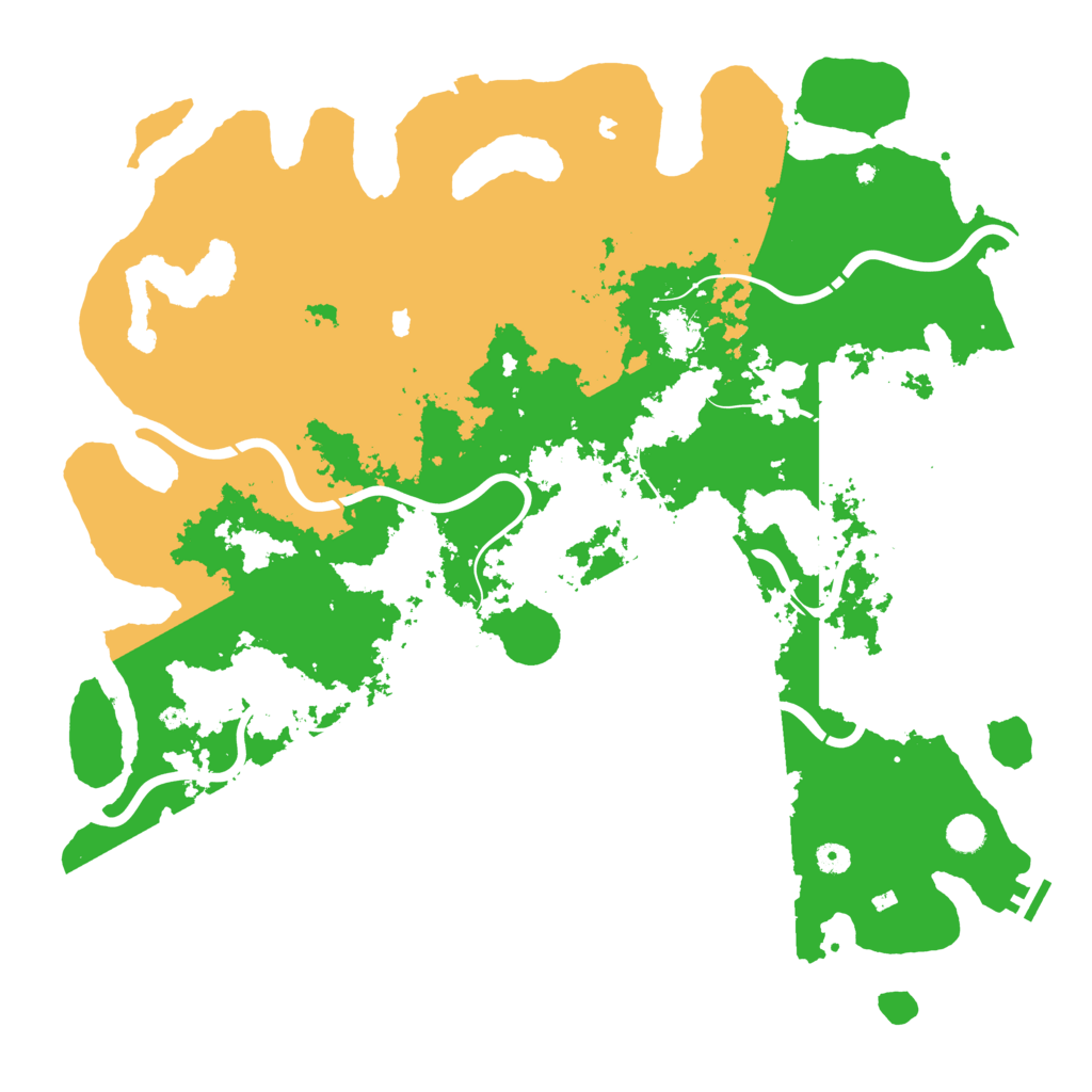 Biome Rust Map: Procedural Map, Size: 5000, Seed: 7048736