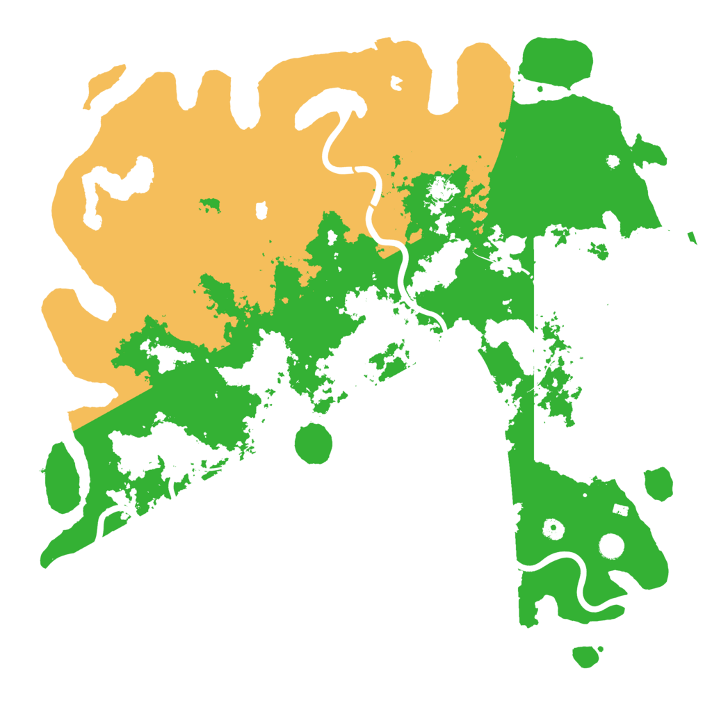 Biome Rust Map: Procedural Map, Size: 5000, Seed: 7048736