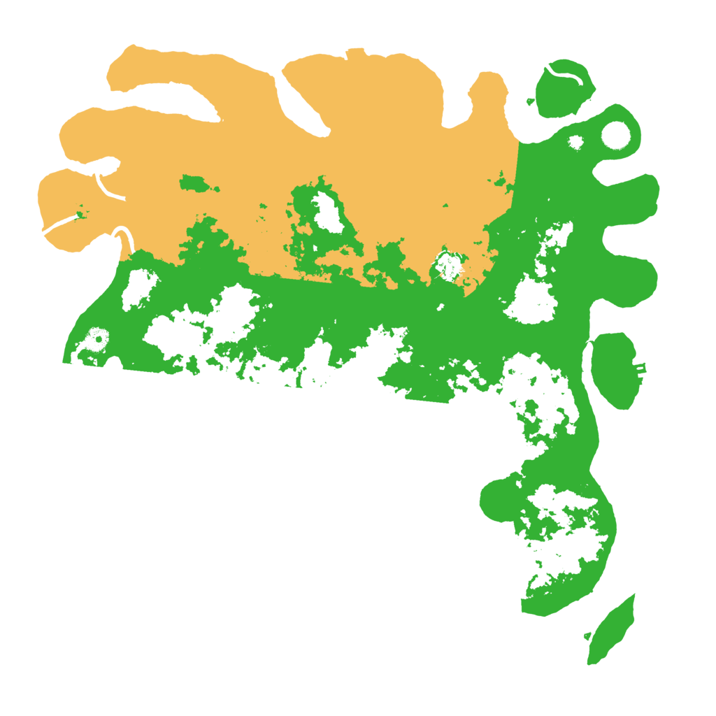 Biome Rust Map: Procedural Map, Size: 4500, Seed: 1993250547