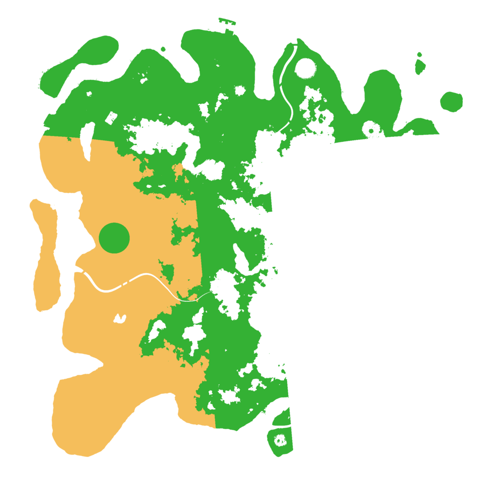 Biome Rust Map: Procedural Map, Size: 4300, Seed: 11321
