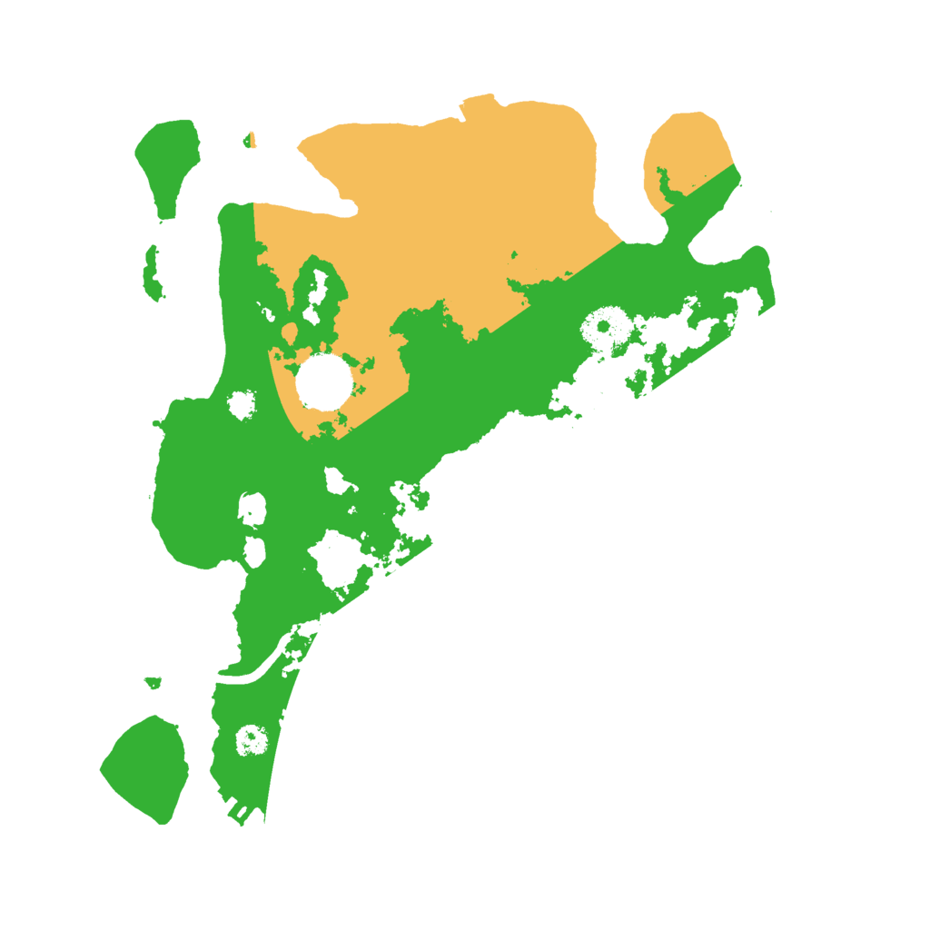 Biome Rust Map: Procedural Map, Size: 3000, Seed: 1788502980