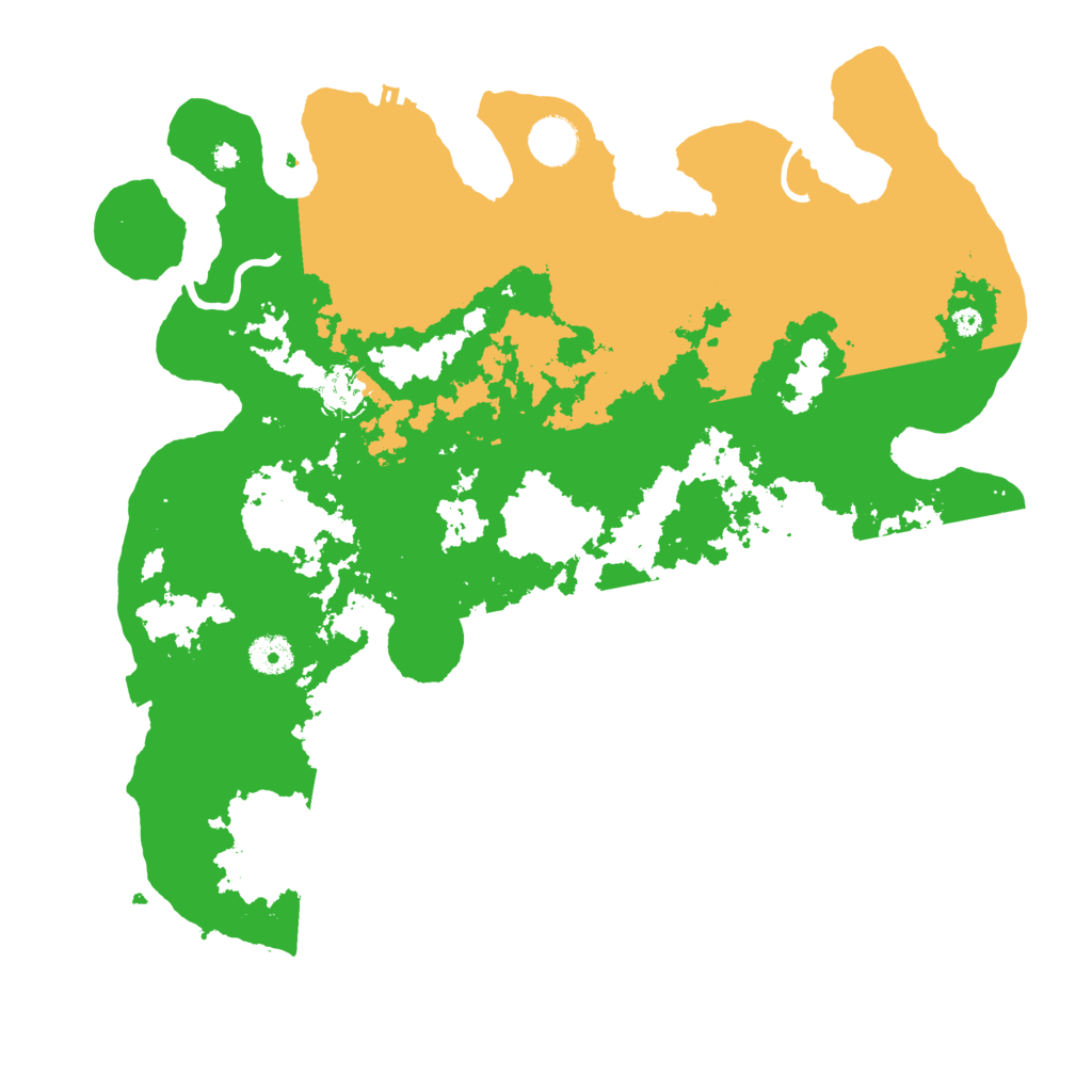 Biome Rust Map: Procedural Map, Size: 3900, Seed: 88865177