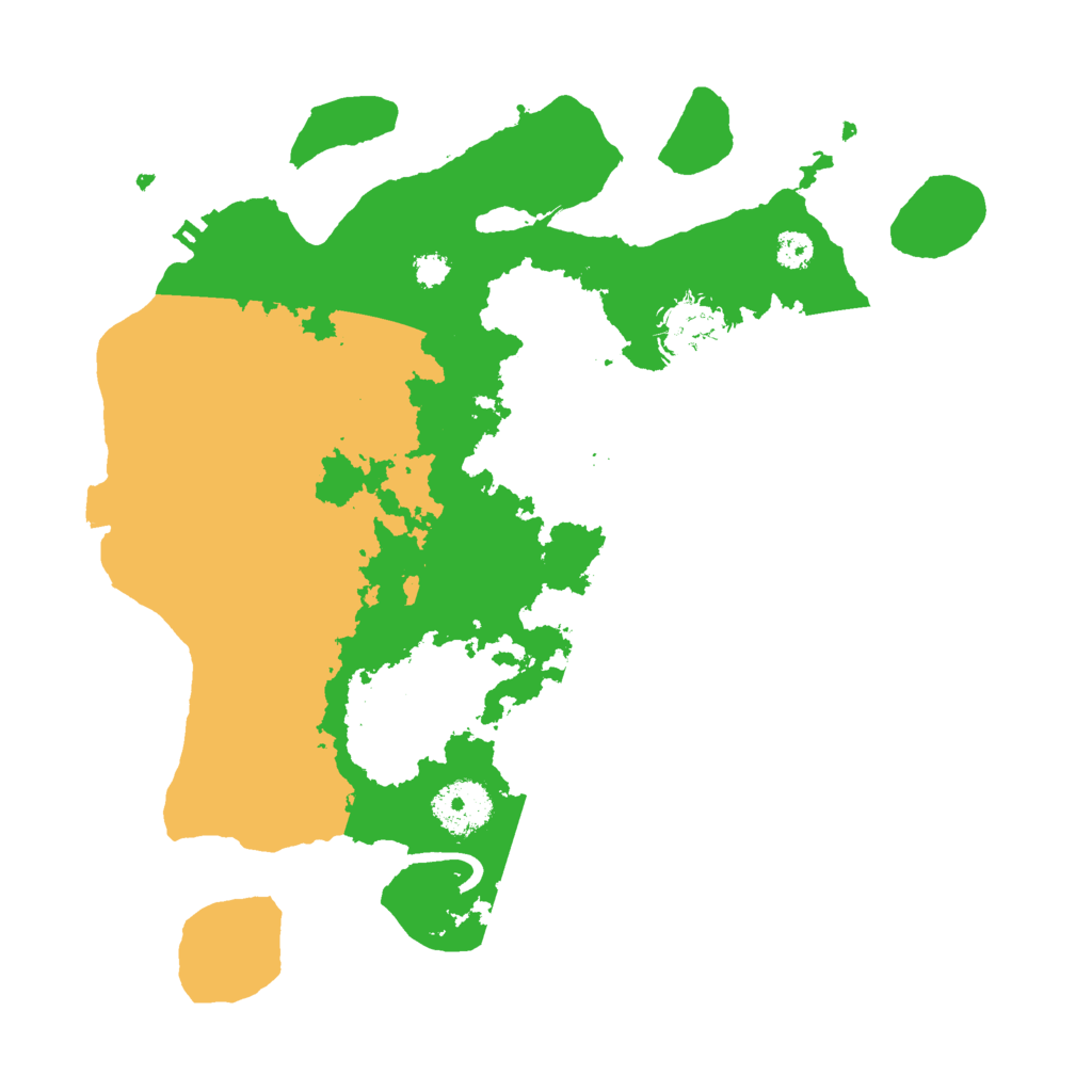 Biome Rust Map: Procedural Map, Size: 3000, Seed: 29297