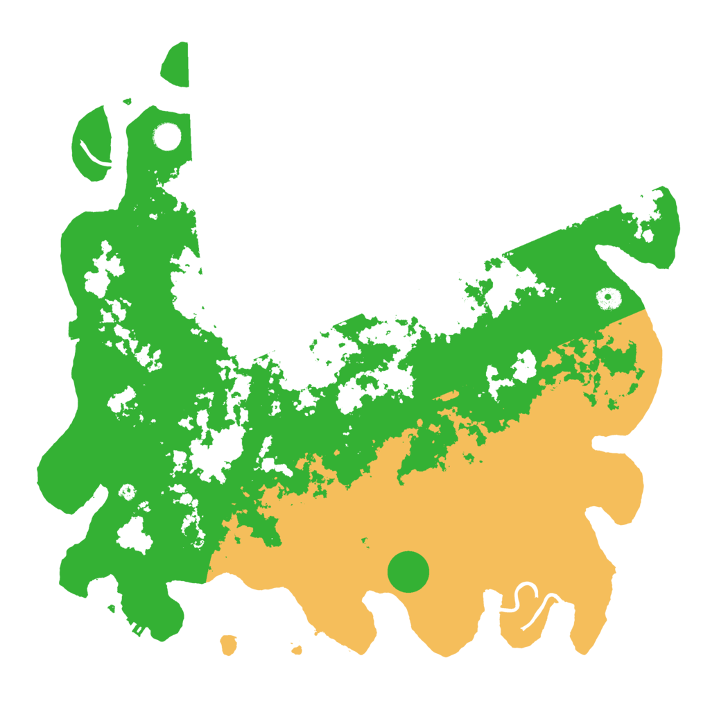 Biome Rust Map: Procedural Map, Size: 4500, Seed: 859310142