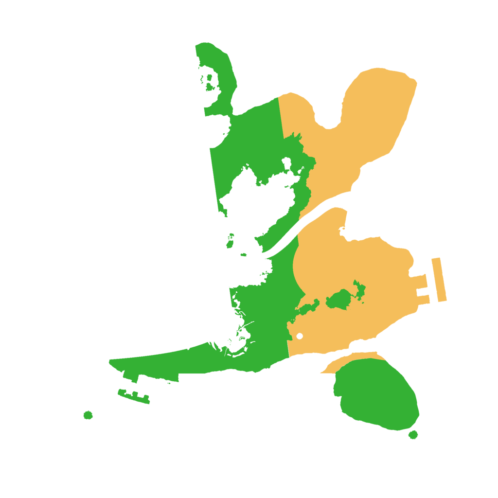 Biome Rust Map: Procedural Map, Size: 2300, Seed: 967090796