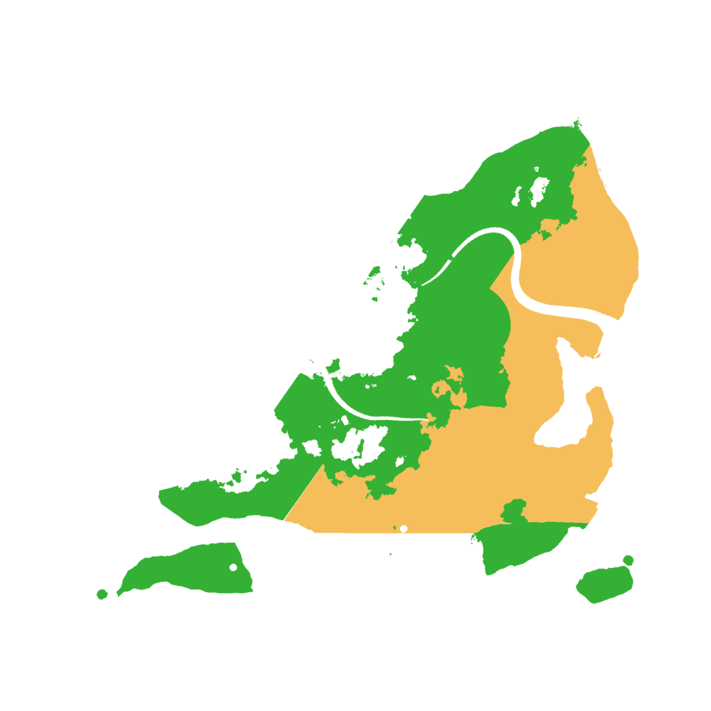 Biome Rust Map: Procedural Map, Size: 2750, Seed: 69369323