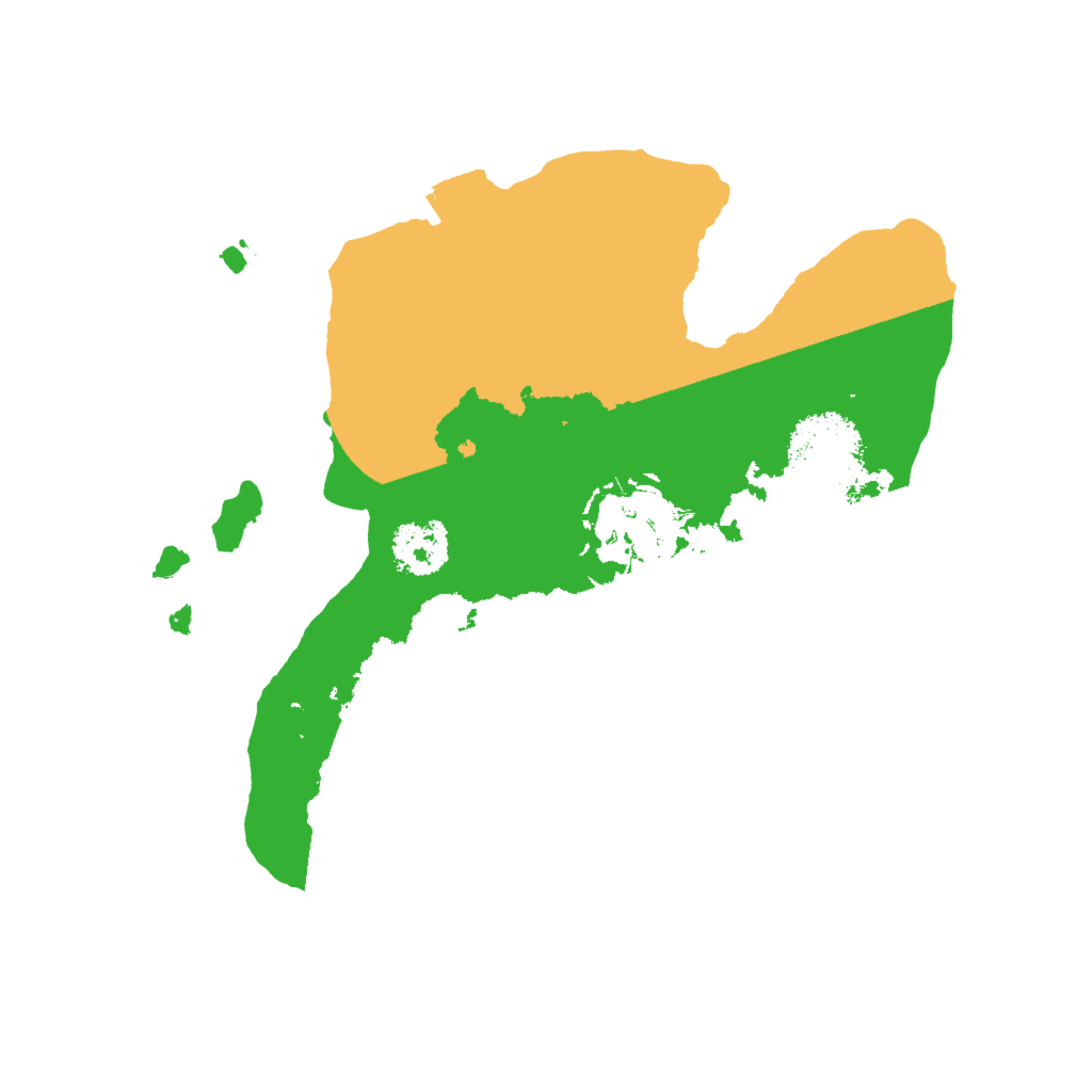 Biome Rust Map: Procedural Map, Size: 2000, Seed: 310432758