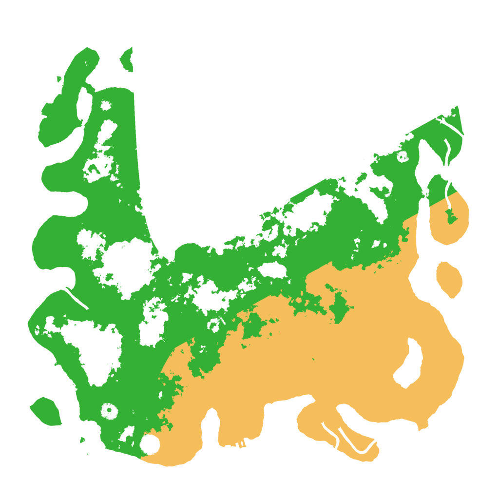 Biome Rust Map: Procedural Map, Size: 4500, Seed: 11121112