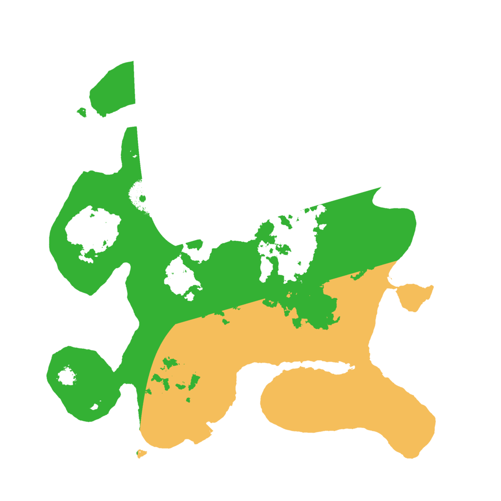 Biome Rust Map: Procedural Map, Size: 2600, Seed: 752391226