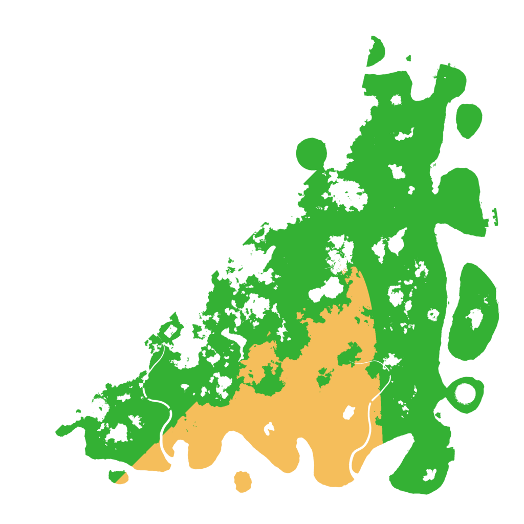 Biome Rust Map: Procedural Map, Size: 4500, Seed: 653223313