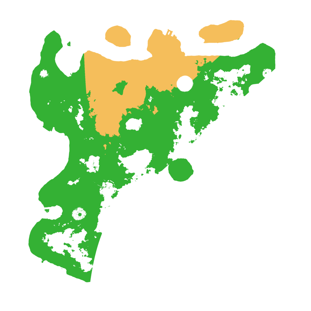 Biome Rust Map: Procedural Map, Size: 3600, Seed: 96005517
