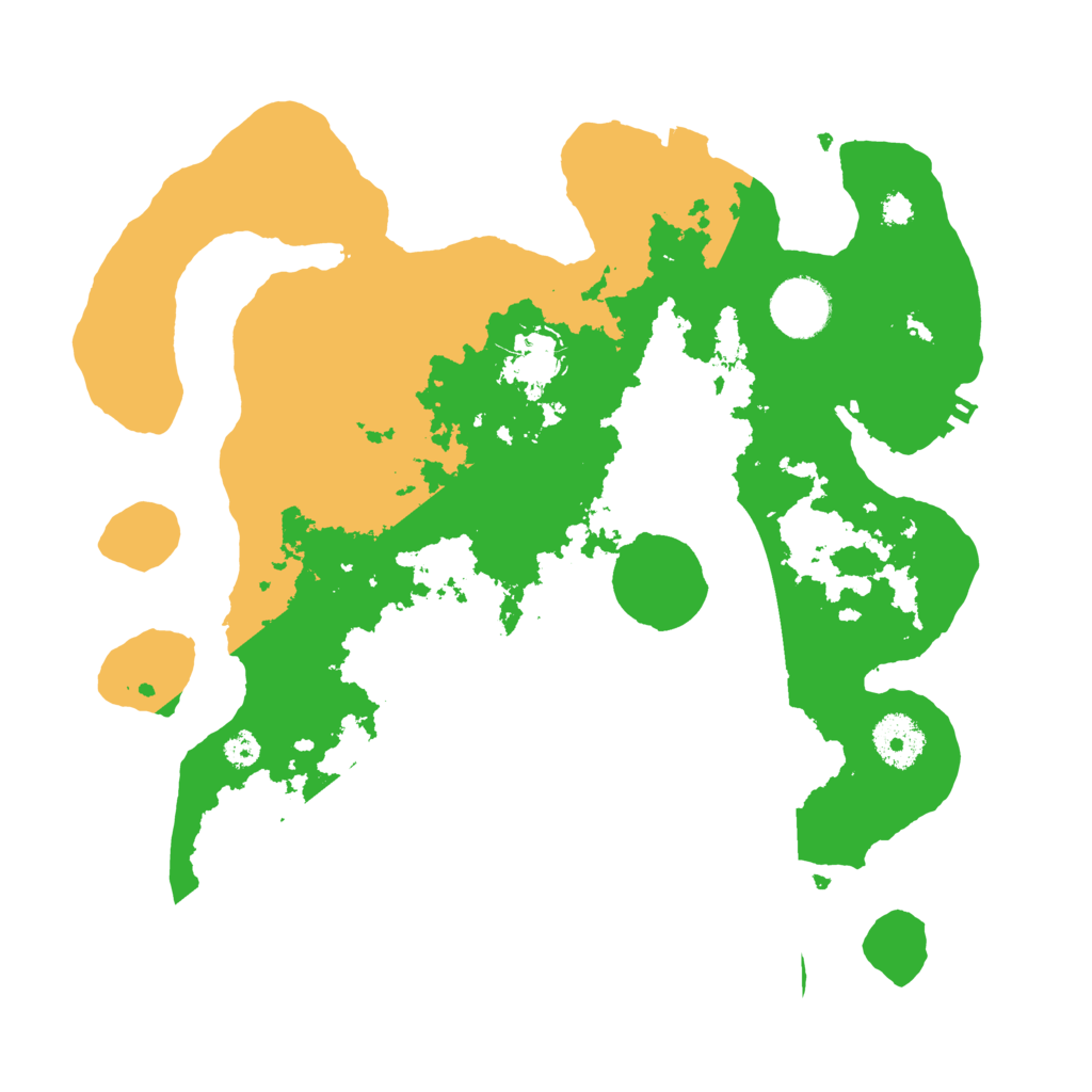 Biome Rust Map: Procedural Map, Size: 3200, Seed: 83362996