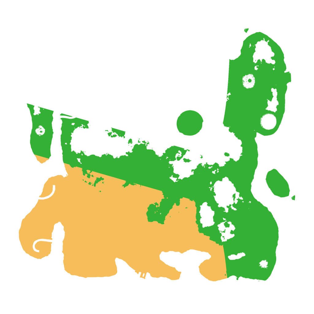 Biome Rust Map: Procedural Map, Size: 3500, Seed: 1753784158