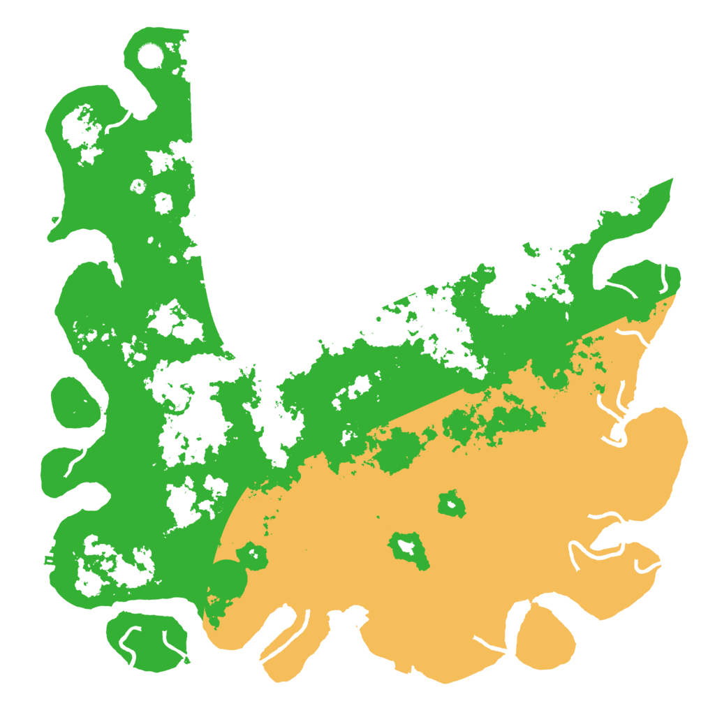 Biome Rust Map: Procedural Map, Size: 5000, Seed: 109580399