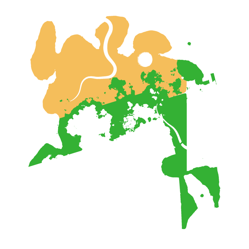 Biome Rust Map: Procedural Map, Size: 3000, Seed: 4062