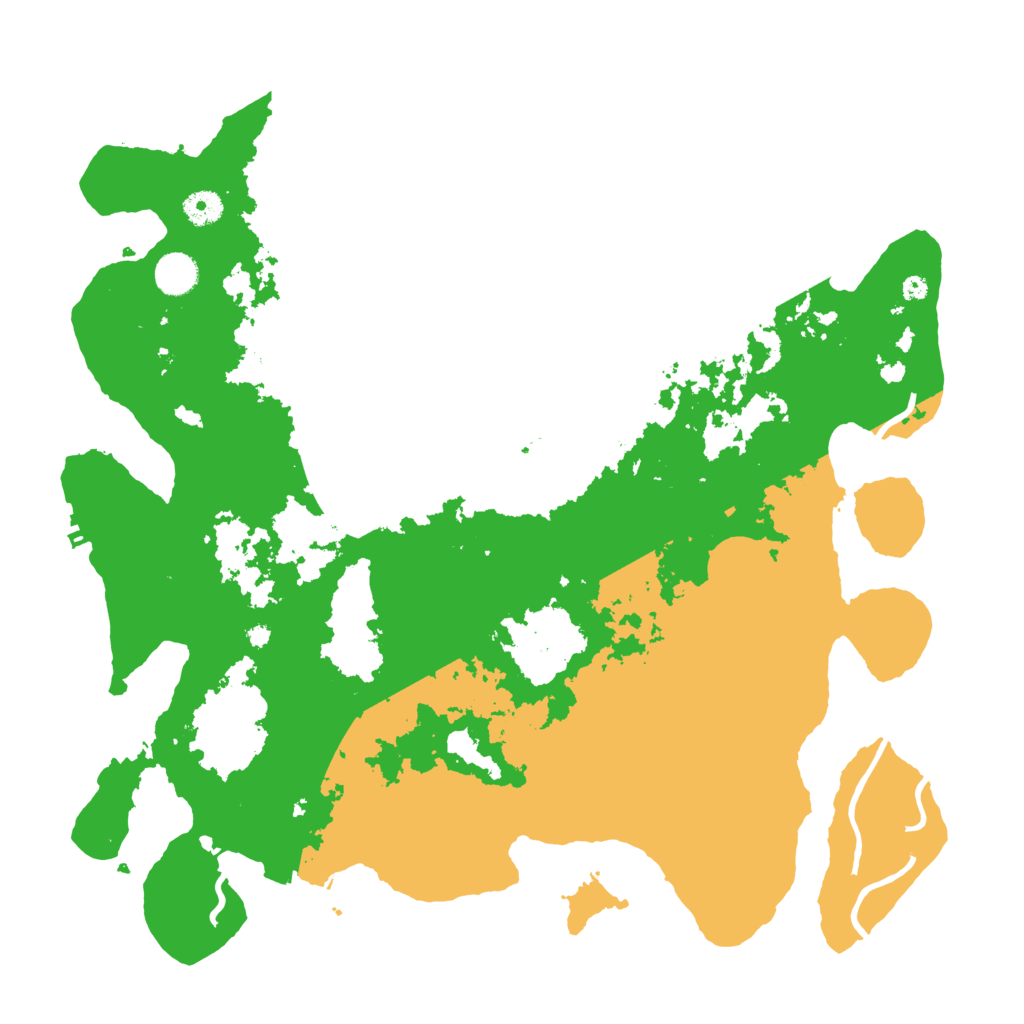 Biome Rust Map: Procedural Map, Size: 4200, Seed: 542025