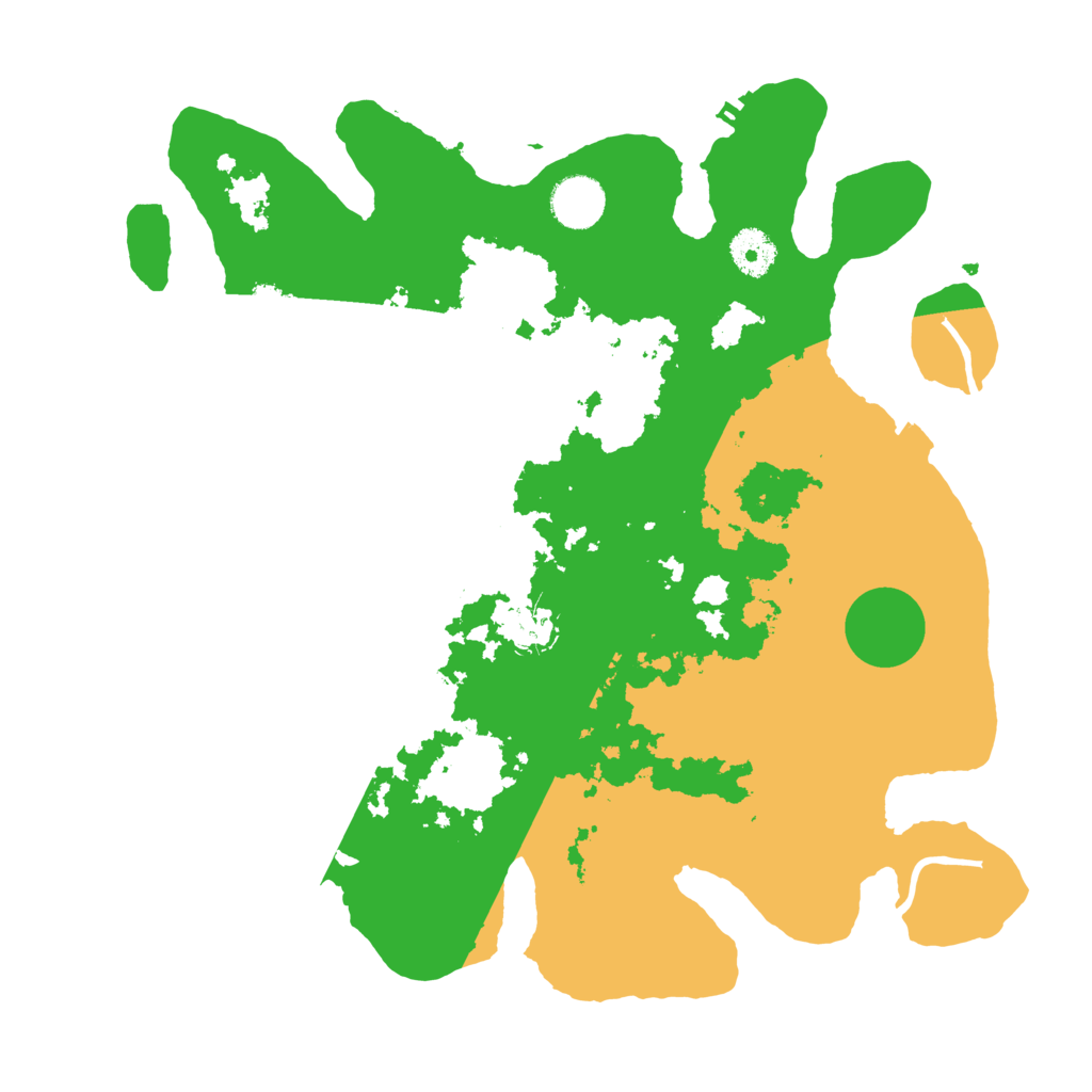 Biome Rust Map: Procedural Map, Size: 3600, Seed: 482228670